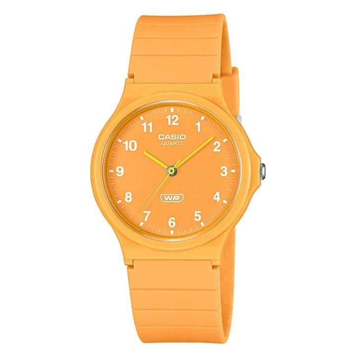 Casio Vintage MQ-24B-9BEF Orange Resin Strap Watch - W59157