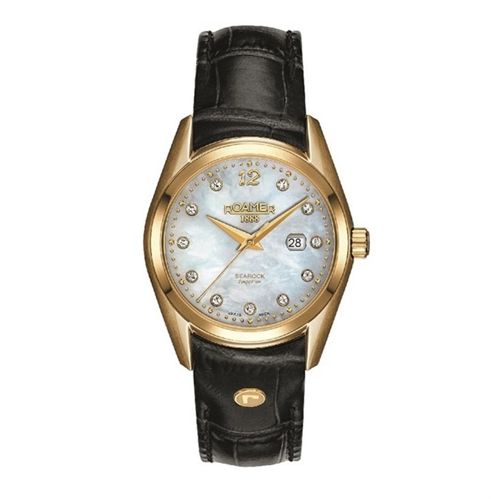 Roamer 203844 48 19 02 Searock Leather Strap Watch - W60109