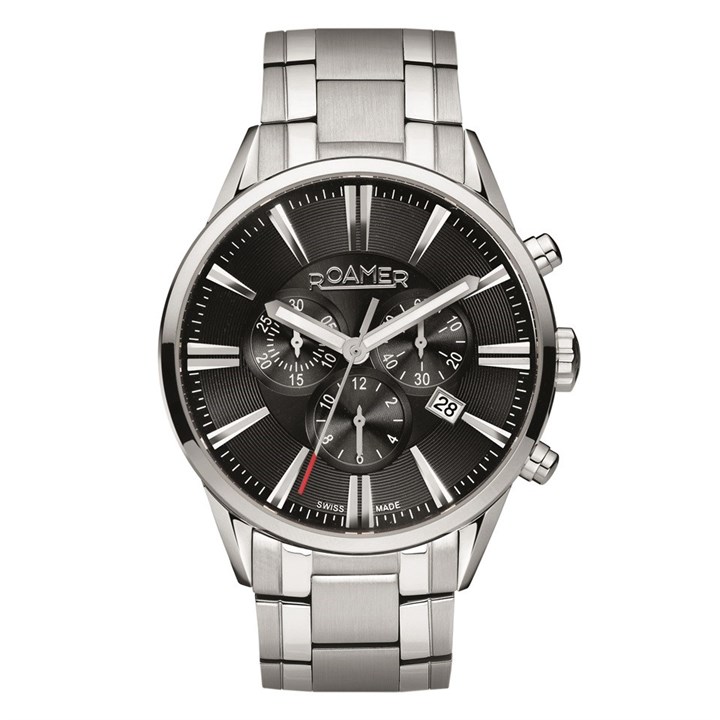 Roamer 508837 41 55 50 Chronograph Black Dial Watch - W60140