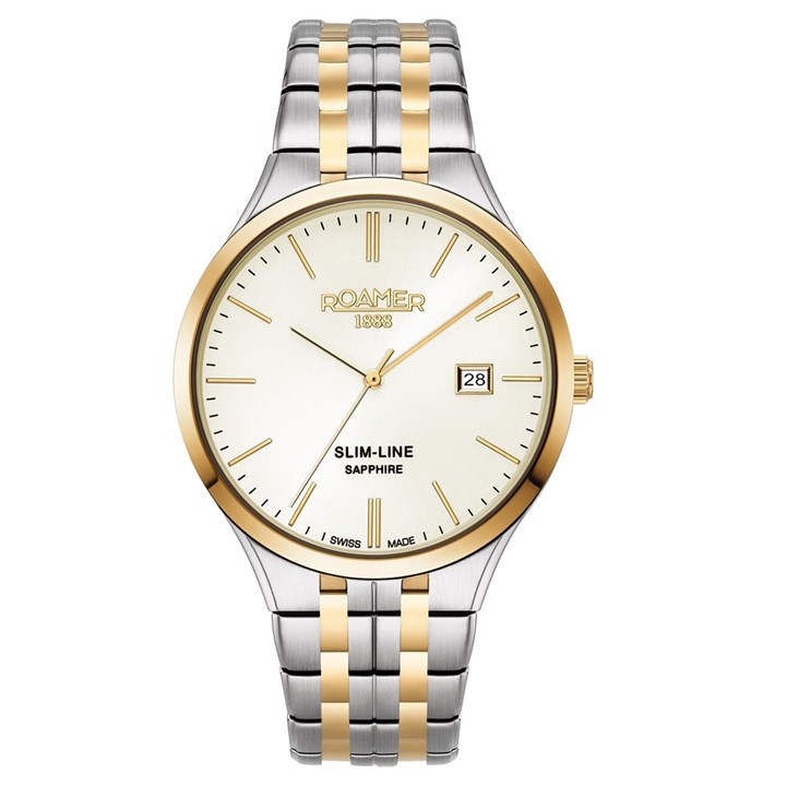 Roamer 512833 47 35 20 Slim-Line Classic Two Tone Watch - W60151