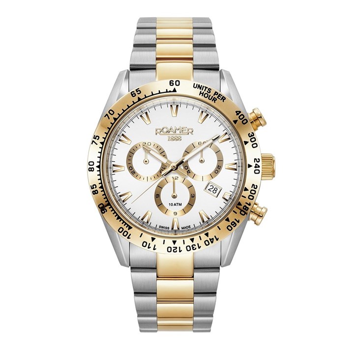 Roamer 850837 47 15 20 Monza Two Tone Bracelet Watch - W60184