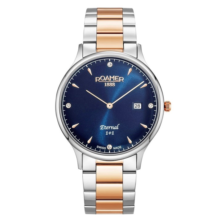 Roamer 863833 49 45 50 Eternal Two Tone Bracelet Watch - W60259