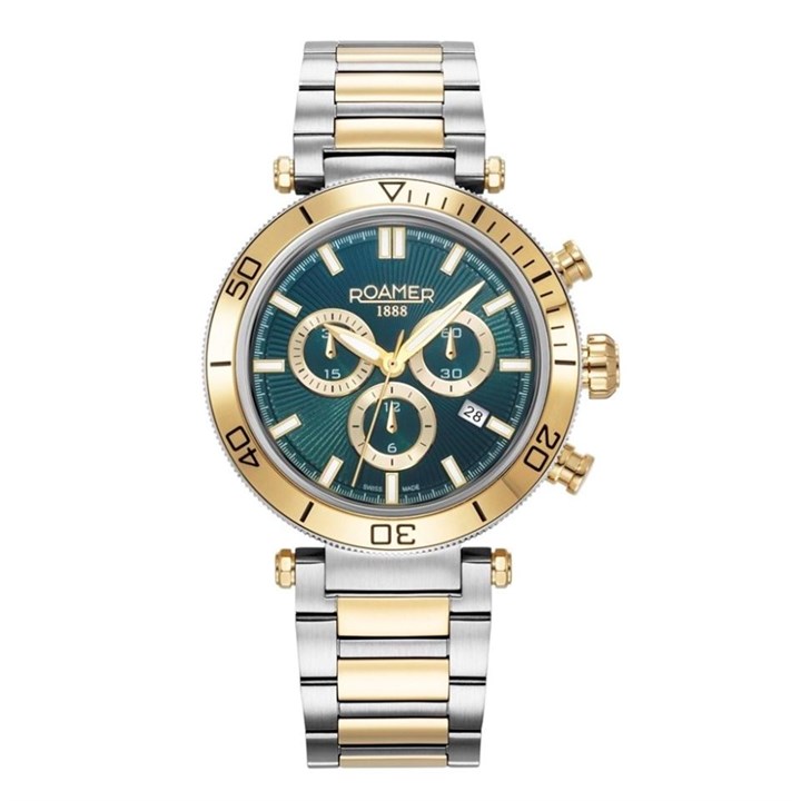 Roamer 994837 47 75 20  Toscana Two Tone Bracelet Watch - W60292