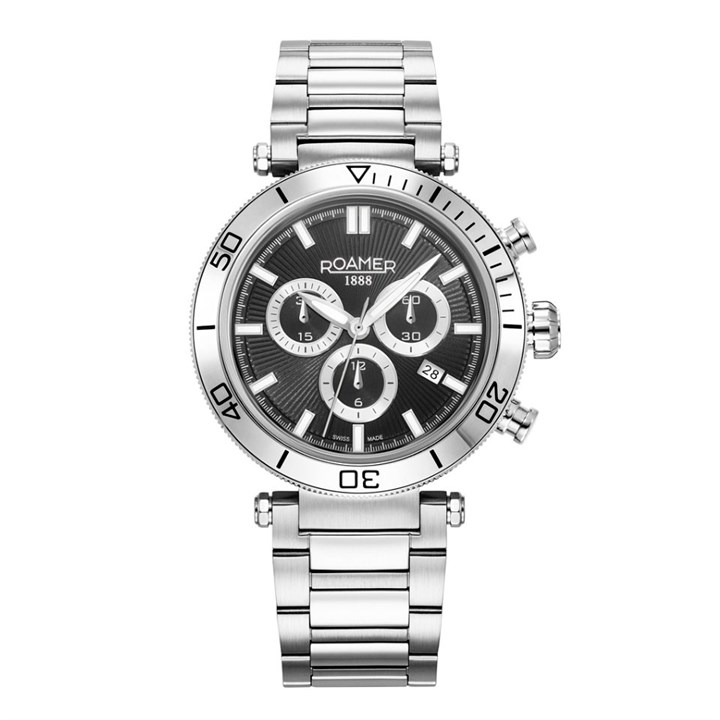 Roamer 994837 41 85 20 Toscana Black Dial Bracelet Watch - W60299