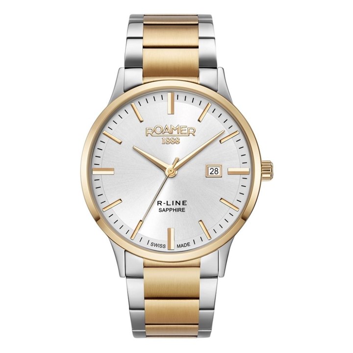 Roamer 718833 48 15 70 R-Line Classic Two Tone Bracelet Watch - W60300