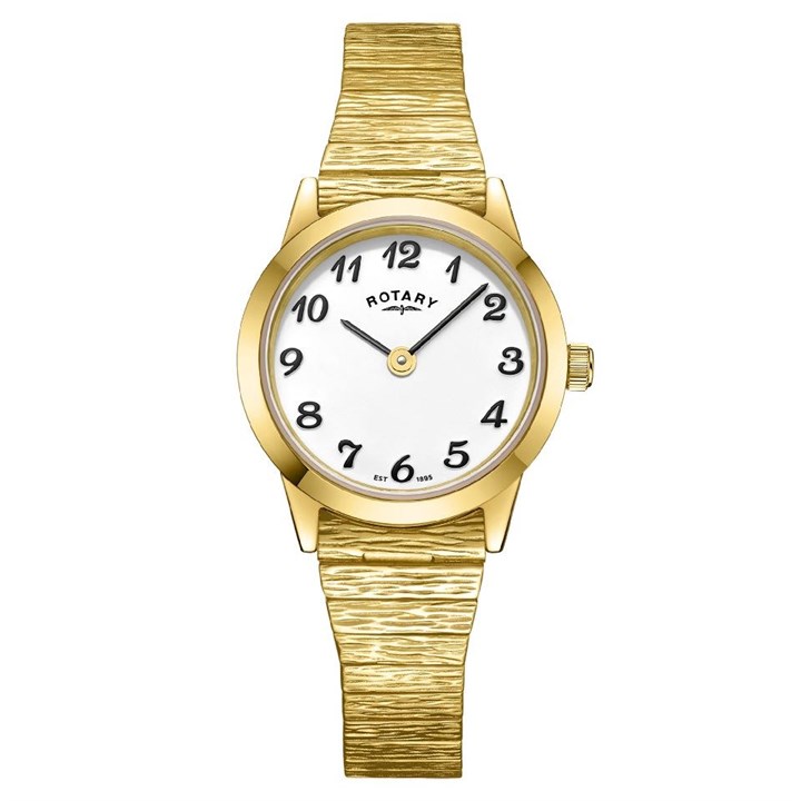 Rotary LB00762/01 Gold Plated Expanding Bracelet Watch - W6303