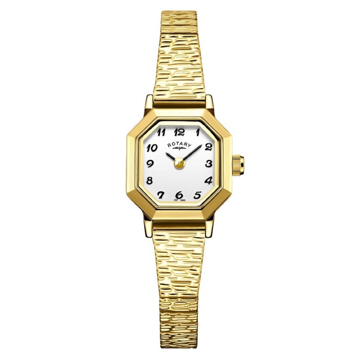 Rotary LB00764/29 Gold Plated Expanding Bracelet Watch - W6347
