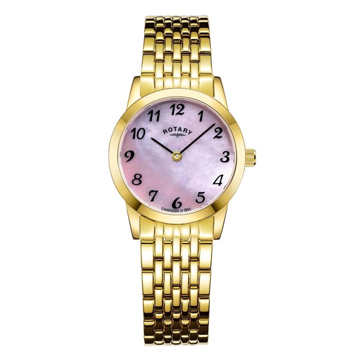 Rotary LB00398/07 Gold Plated Bracelet Watch - W64136