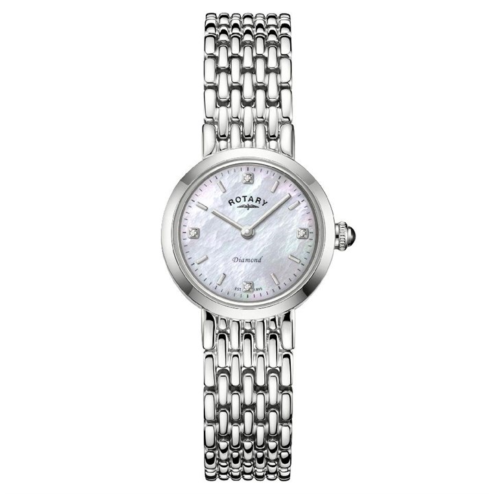 Rotary LB00899/07/D Traditional Diamond Mother Bracelet Watch - W64205