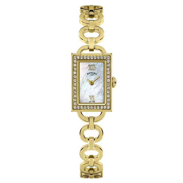 Rotary RLB10002/07 Cocktail Gold Tone Fancy Bracelet Watch - W64217
