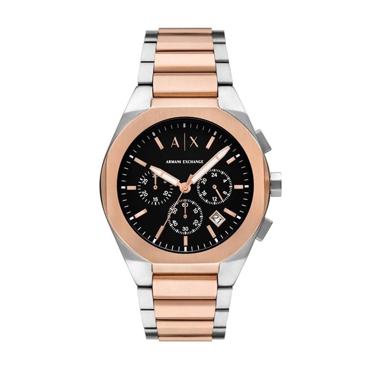 Armani Exchange AX4181 Two Tone Chronograph Bracelet Watch - W65448