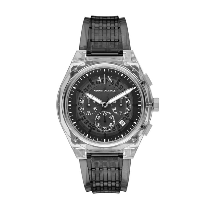 Armani Exchange AX4167 Sync Grey Plastic Strap Watch - W65487
