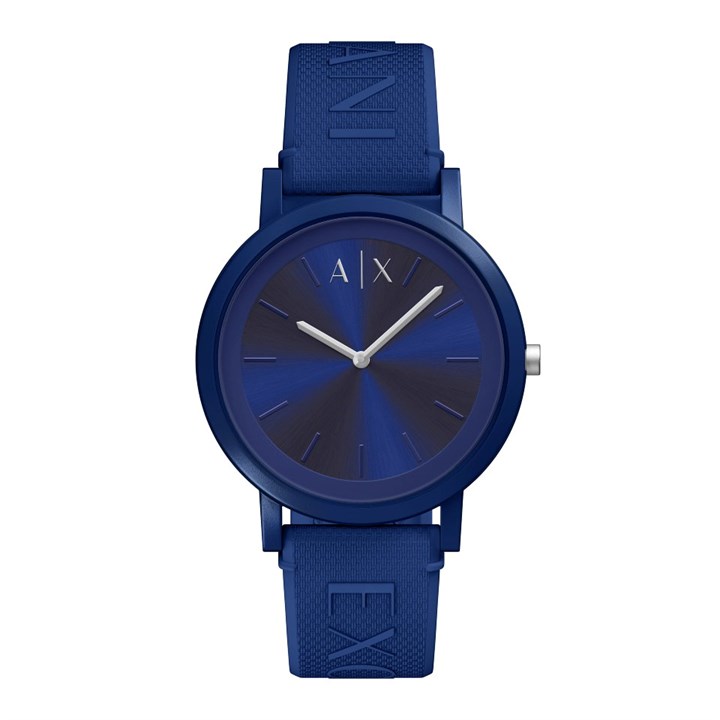 Armani Exchange AX2875 Blue Silicone Strap Watch - W65579