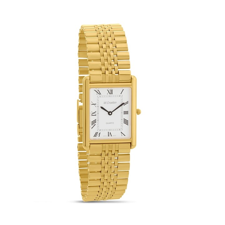 9ct Gold Rectangular Watch - W7011