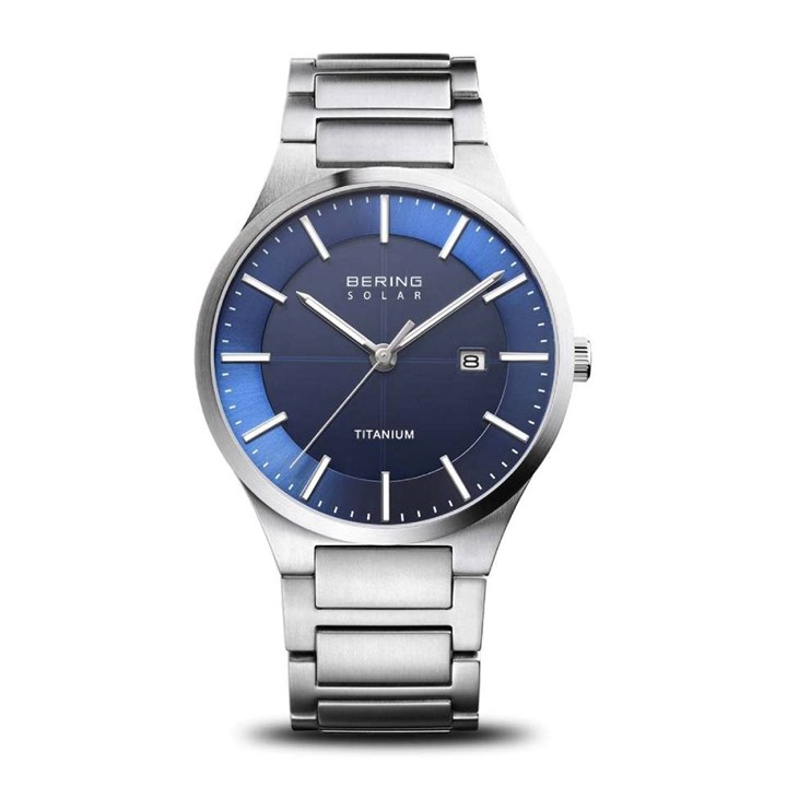 BERING 15239-777 Titanium Solar Bracelet Watch - W74204