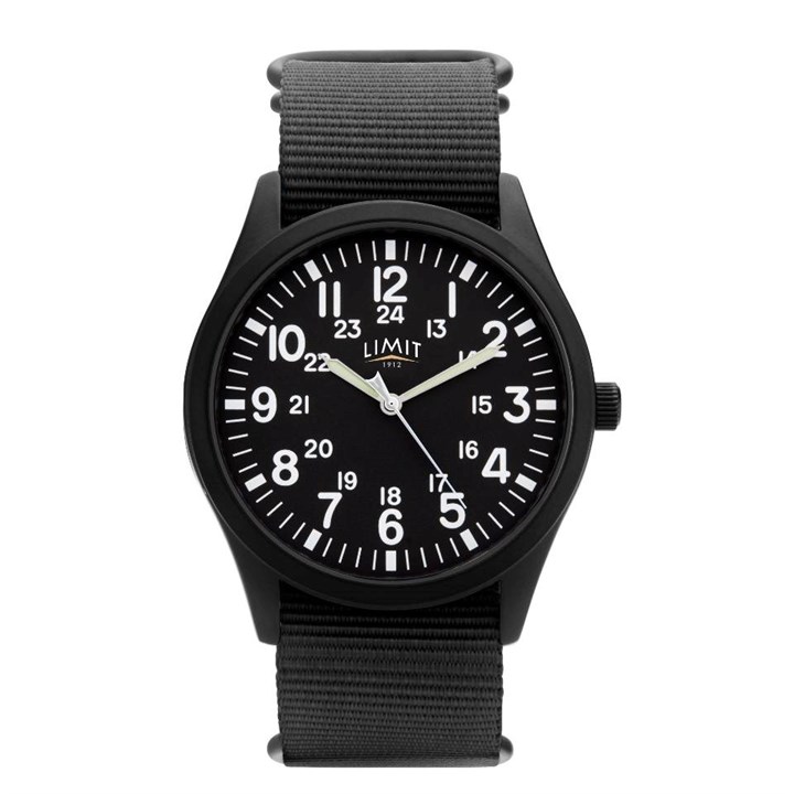Limit 5773 Black Nylon Strap Watch - W77247