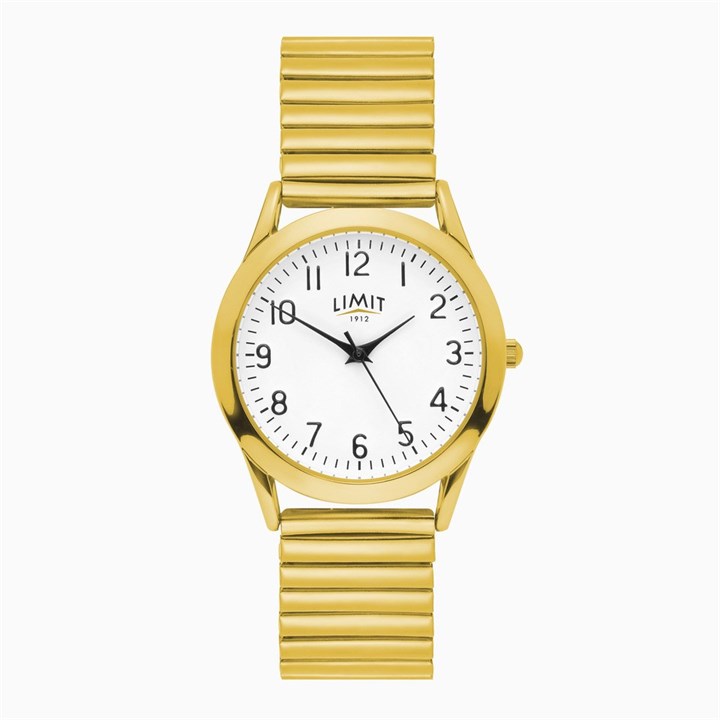 Limit 5740 Gold Tone Expanding Bracelet Watch - W77248