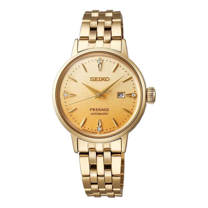 Seiko Presage SRE018J1 'Eggnog' Bracelet Watch - W78136
