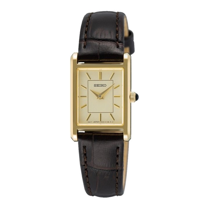 Seiko SWR110P1 Brown Leather Strap Watch - W78138