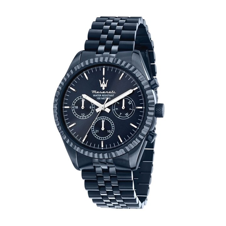 Maserati R8873600011 Competizione Blue IP Bracelet Watch - W81296