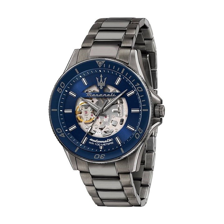 Maserati R8823140015 Sfida Automatic Gunmetal Bracelet Watch - W81299