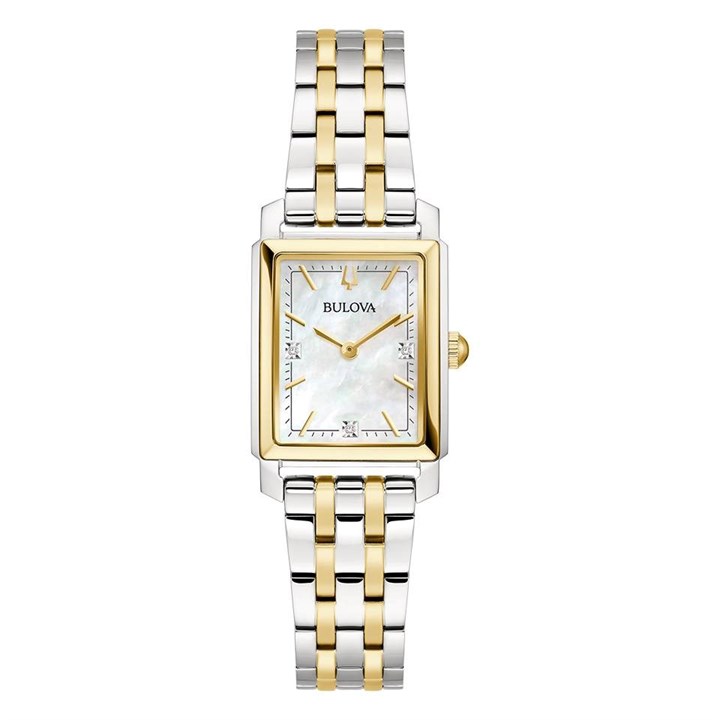 Bulova Sutton 98P220 Diamond Two Tone Bracelet Watch - W83204