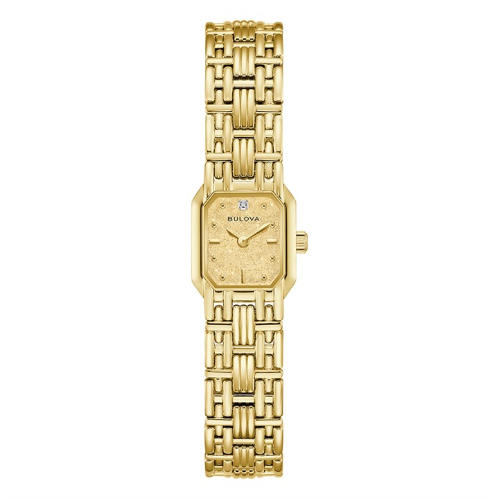Bulova 97P184 Goddess of Time Gold Tone Bracelet Watch - W83257