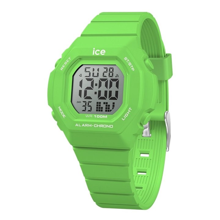 Ice-Watch 022097 Digital Green Silicone Strap Watch - W85181