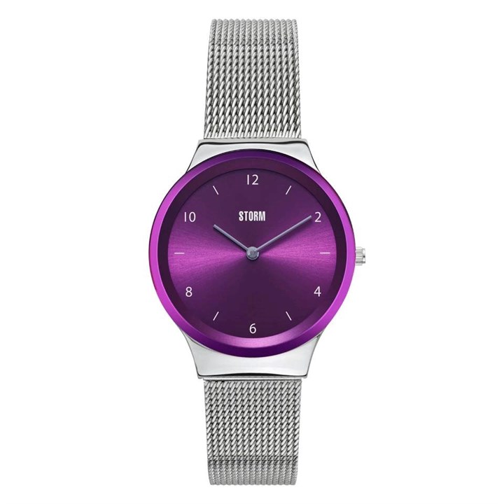 STORM 47528/P Zadie Purple  Mesh Bracelet Watch - W87385