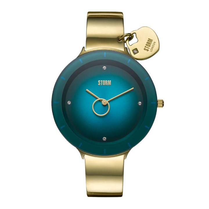 STORM 47514/GD/T Liana Gold Teal Bangle/Bracelet Watch - W87416