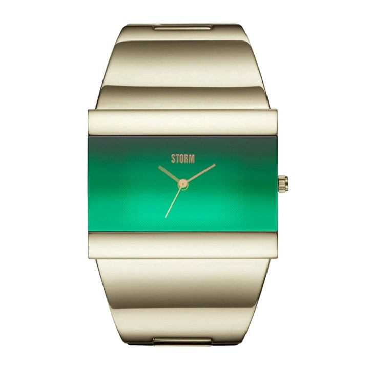 STORM 47313/GD/GN Starletti Lazer Green Bangle/Bracelet Watch - W87417