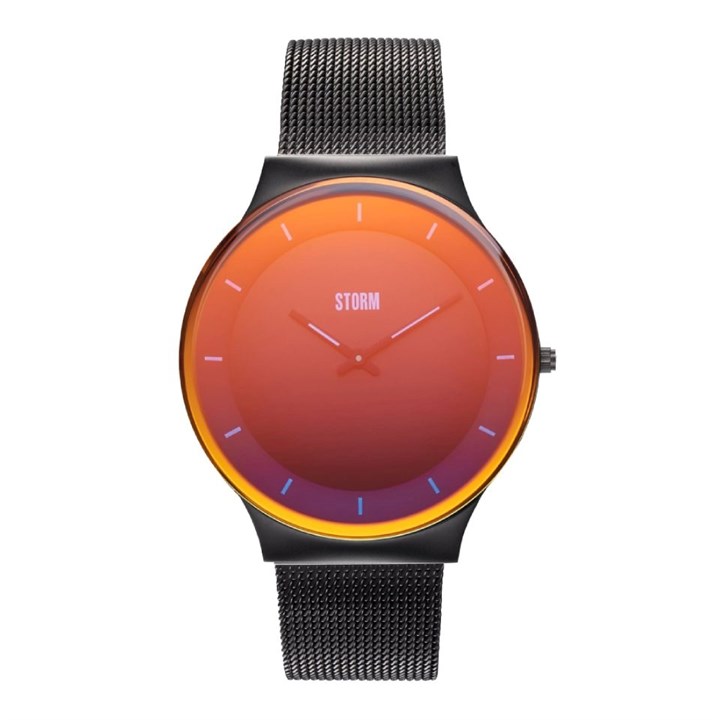 STORM 47551/SL/R Pylo Slate Red Mesh Bracelet Watch - W87428