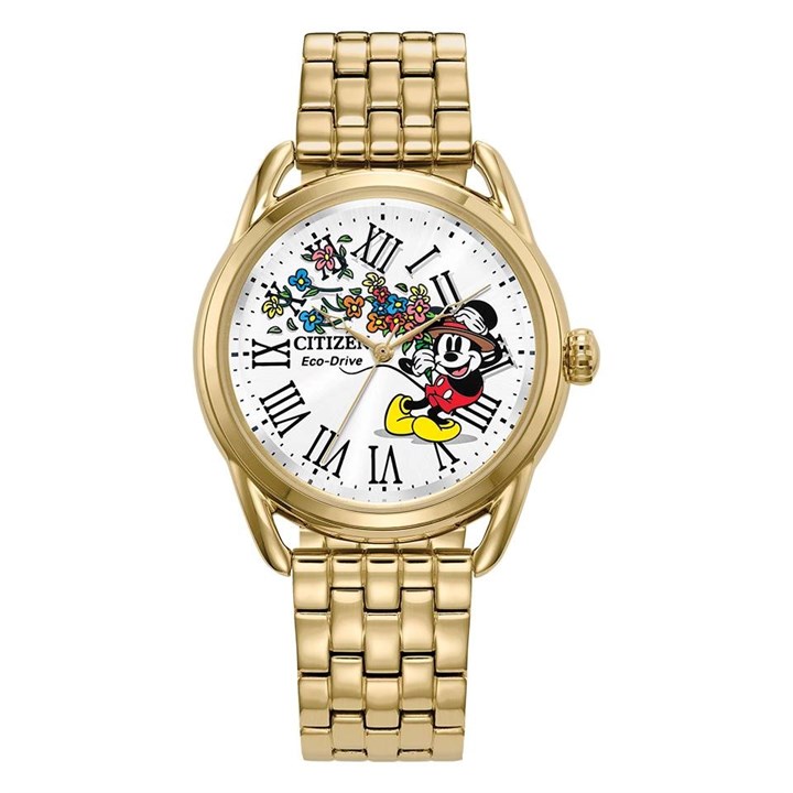 Citizen FE7093-57W Disney Mickey Mouse Classic Eco-Drive Bracelet Watch - W9199