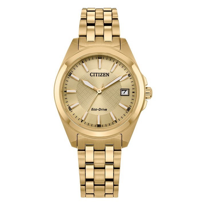Citizen EO1222-50P Eco-Drive Gold Tone Bracelet Watch - W92131