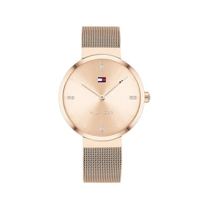 Tommy Hilfiger 1782218 Gold Tone Mesh Bracelet Watch - W95179
