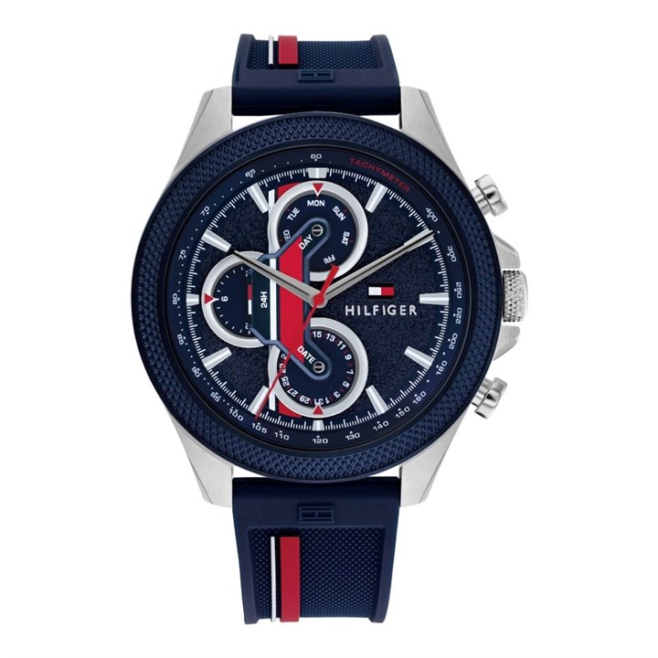 Tommy Hilfiger 1792083 Chronograph Silicone Strap Watch - W95323