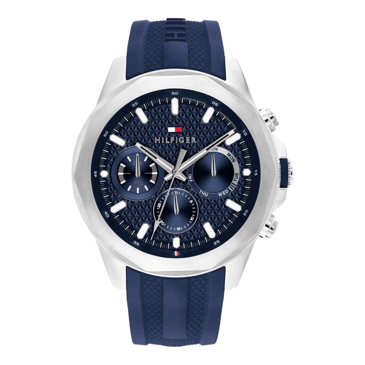 Tommy Hilfiger 1710649 Blue Silicone Strap Watch - W95344