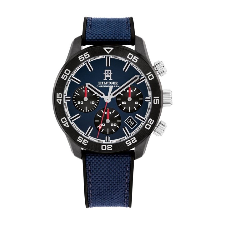 Tommy Hilfiger 1792183 Navy And Black Strap Watch - W95359