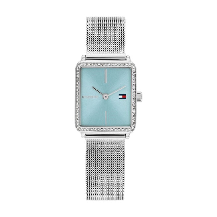 Tommy Hilfiger 1782789 Turquoise Dial Mesh Bracelet Watch - W95374