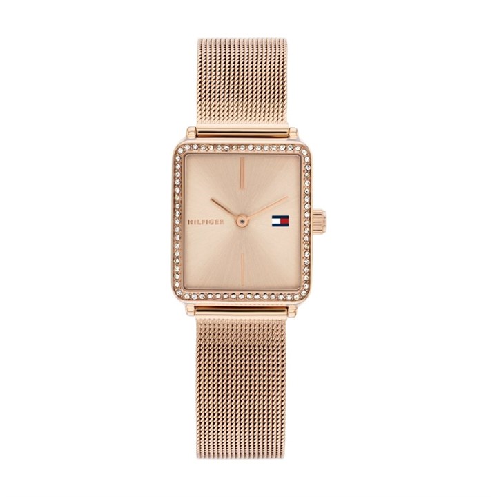 Tommy Hilfiger 1782792 Rose Tone Mesh Bracelet Watch - W95376