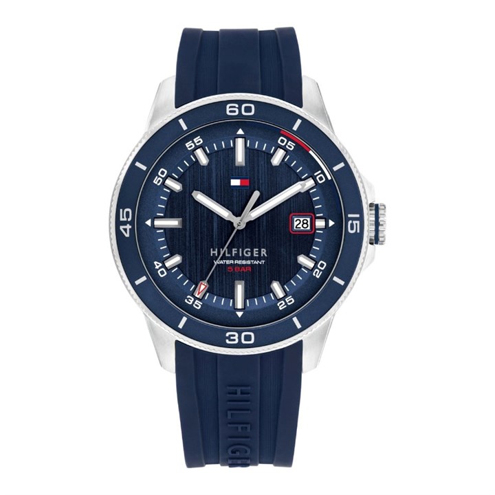 Tommy Hilfiger 1792225 Blue Silicone Strap Watch - EXCLUSIVE - W95387
