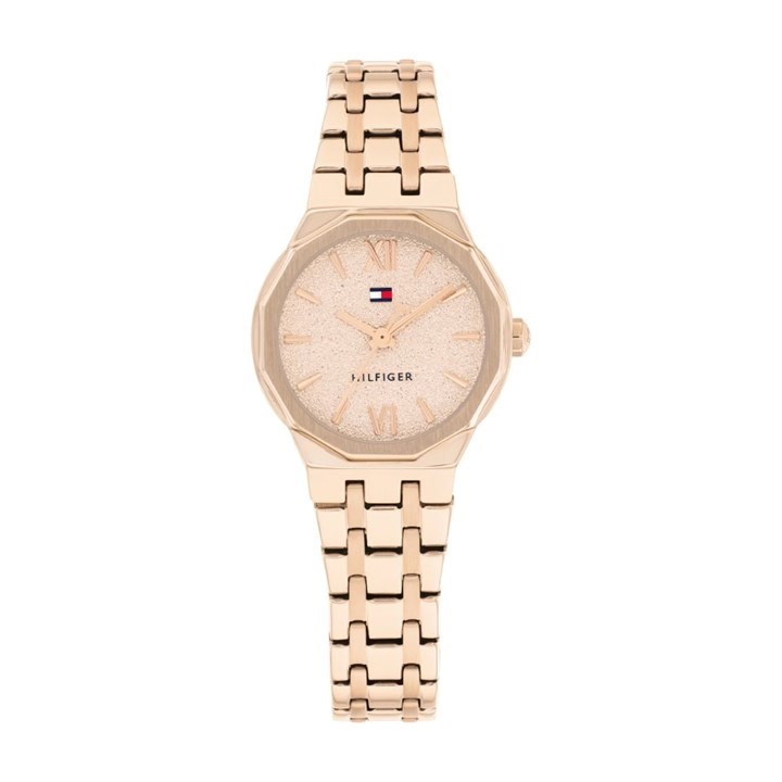 Tommy Hilfiger 1782887 Rose Tone Bracelet Watch - W95454