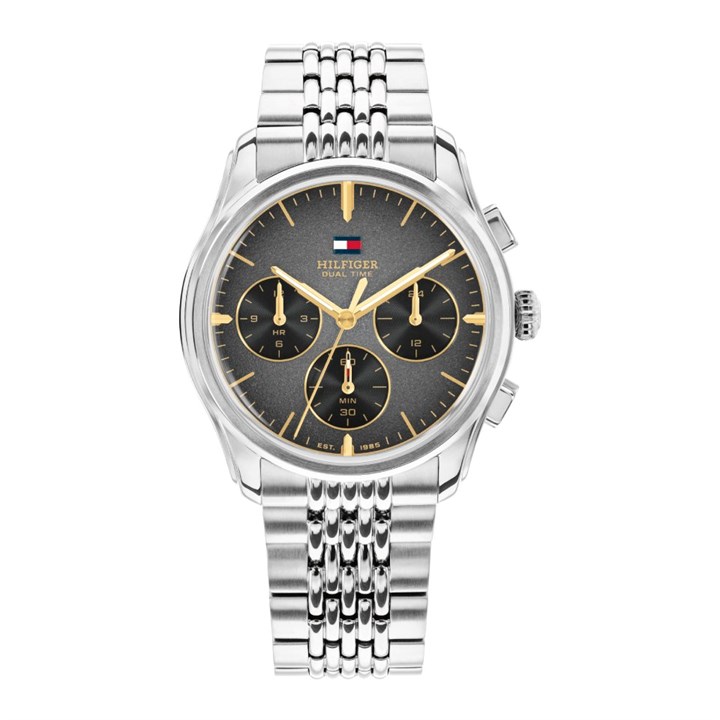 1710812 Stainless Steel Black Dial Bracelet Watch - W95483