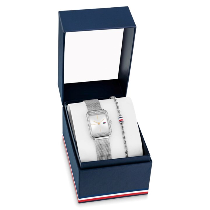 Tommy Hilfiger 2770251 Mesh Watch And Bracelet Gift Set - W95501