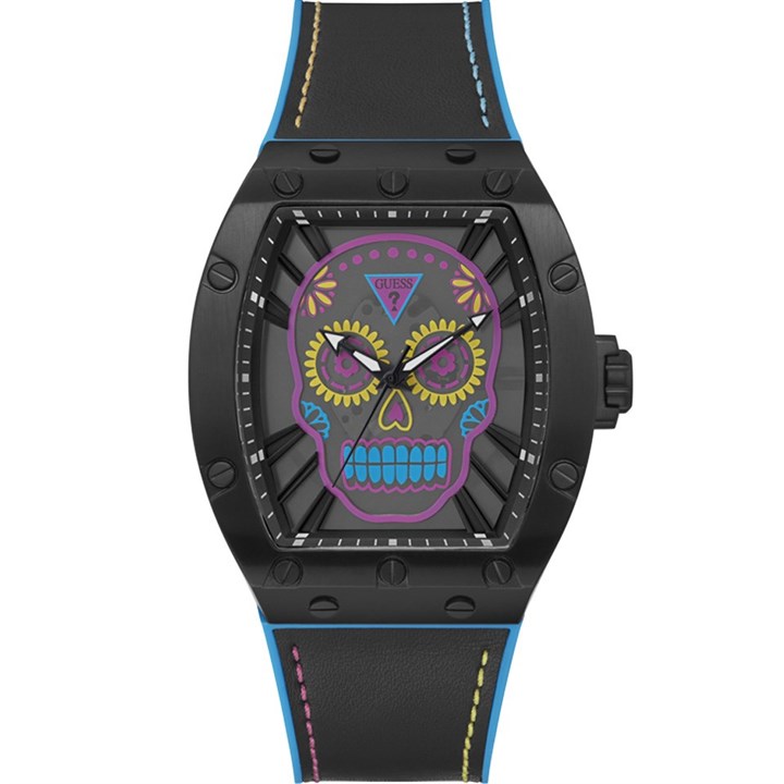 GUESS GW0506G1 Catrin Black IP Resin Strap Watch - W96287