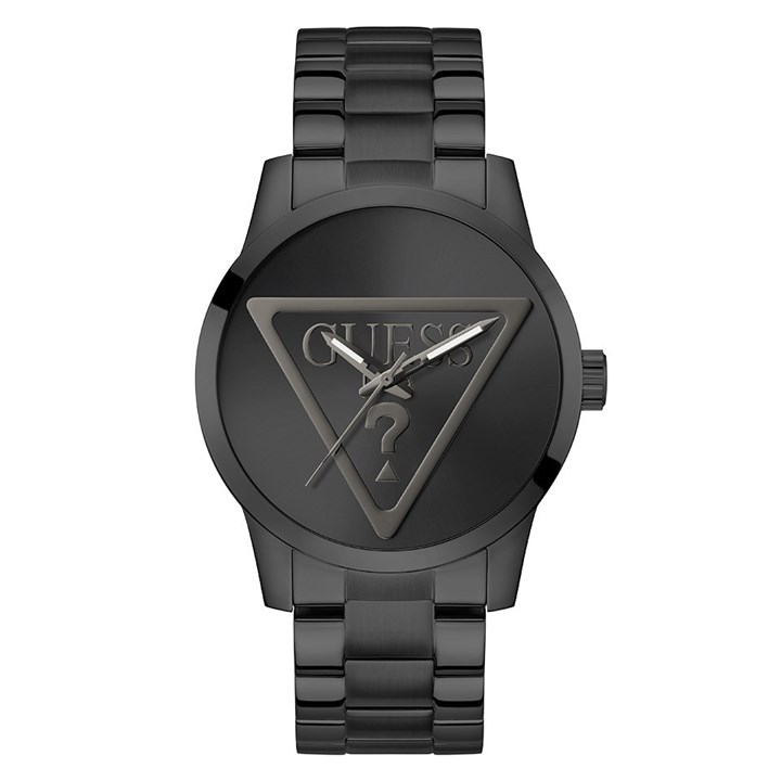 GUESS GW078G2 Badge Black IP Bracelet Watch - W96336