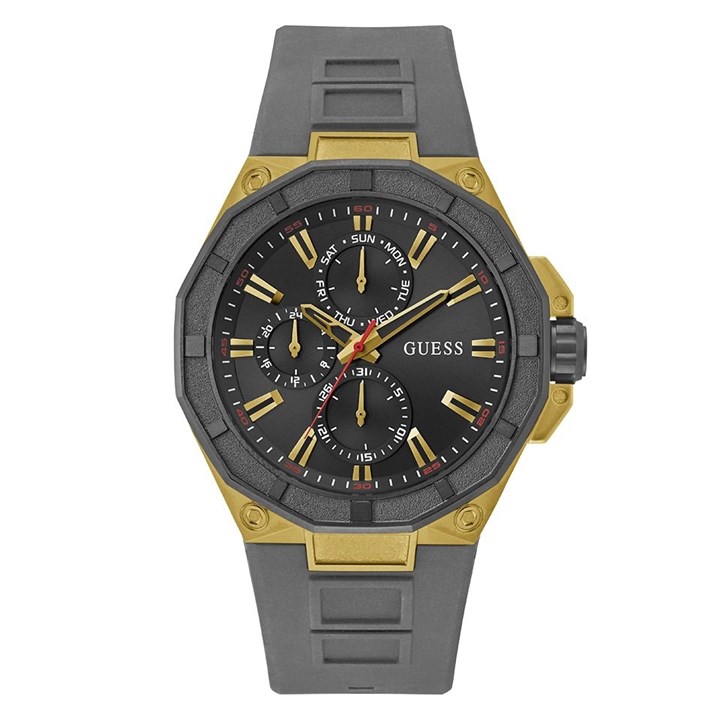 GUESS GW0803G1 R2 Grey Silicone Strap Watch - W96346
