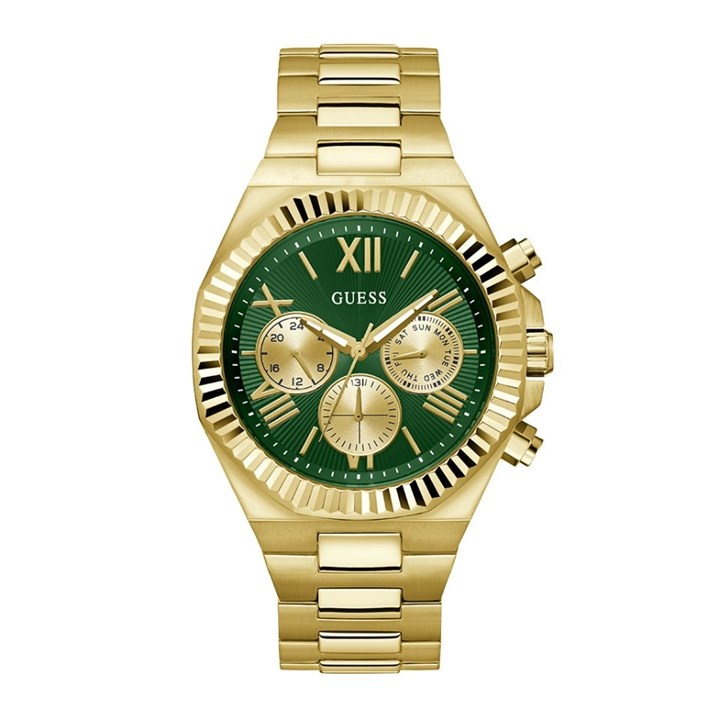 GUESS GW0703G2 Equity Green Dial Bracelet Watch - W96374