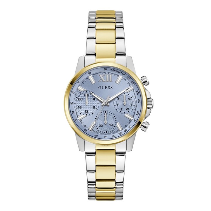 GUESS GW0933L3 Bailey Two Tone Bracelet Watch - W96389