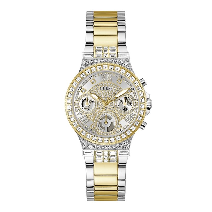 GUESS GW0320L7 Moonlight Two Tone Stone Set Bracelet Watch - W96397
